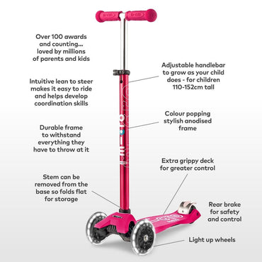 Maxi Deluxe LED scooter