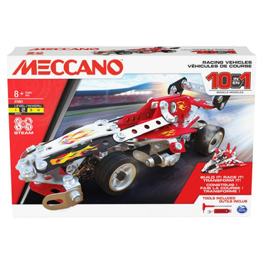 Meccano Multi 10-in-1 Model Set - Racing Vehicles