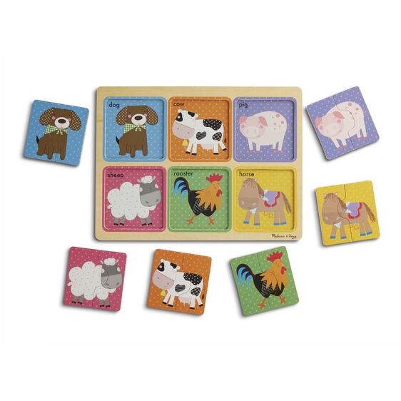 Natural Play Wooden Puzzle: Farm Friends