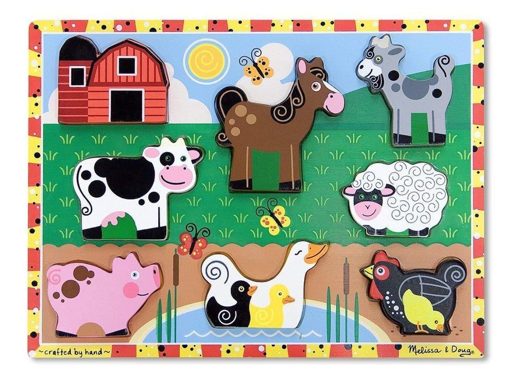 Melissa & Doug Chunky Jigsaw Puzzle - Farm