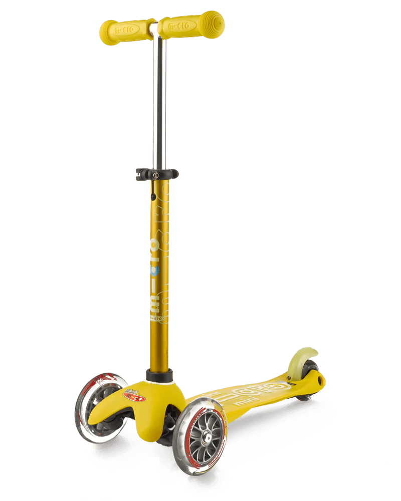 Mini Micro Deluxe Yellow Scooter