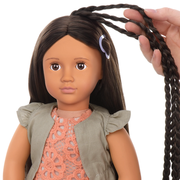 OG Flora 18-inch Hair Play Doll with Extendable Braid