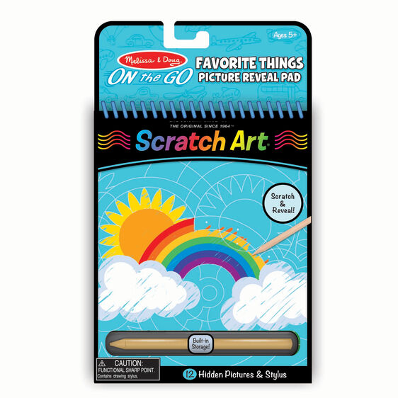 On the Go Scratch Art: Hidden Picture Pad - Favorite Things