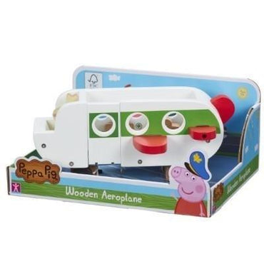 Peppa Pig Wooden Jet With Peppa