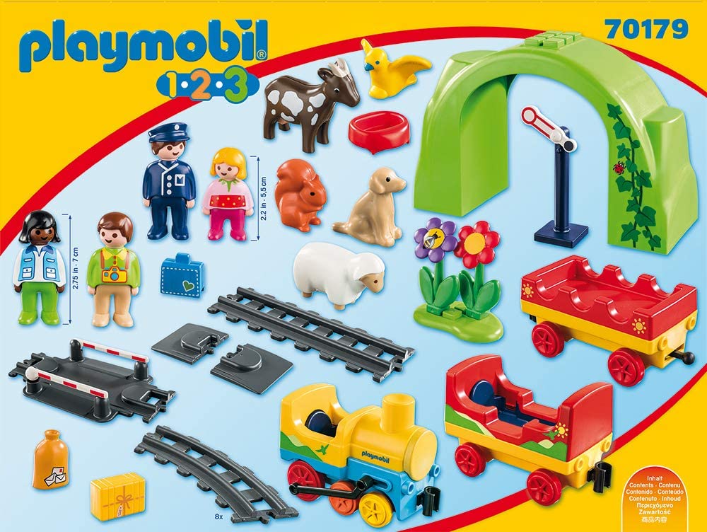 Playmobil 1.2.3 My First Train Set 70179