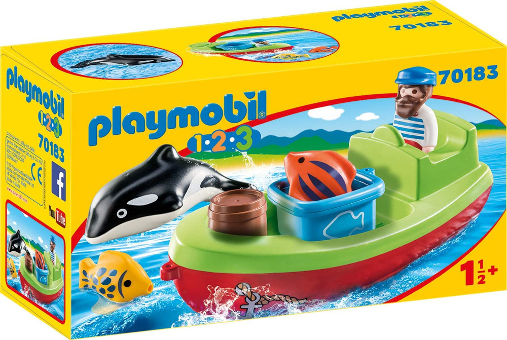 Playmobil 70183 1.2.3 Fisherman with boat