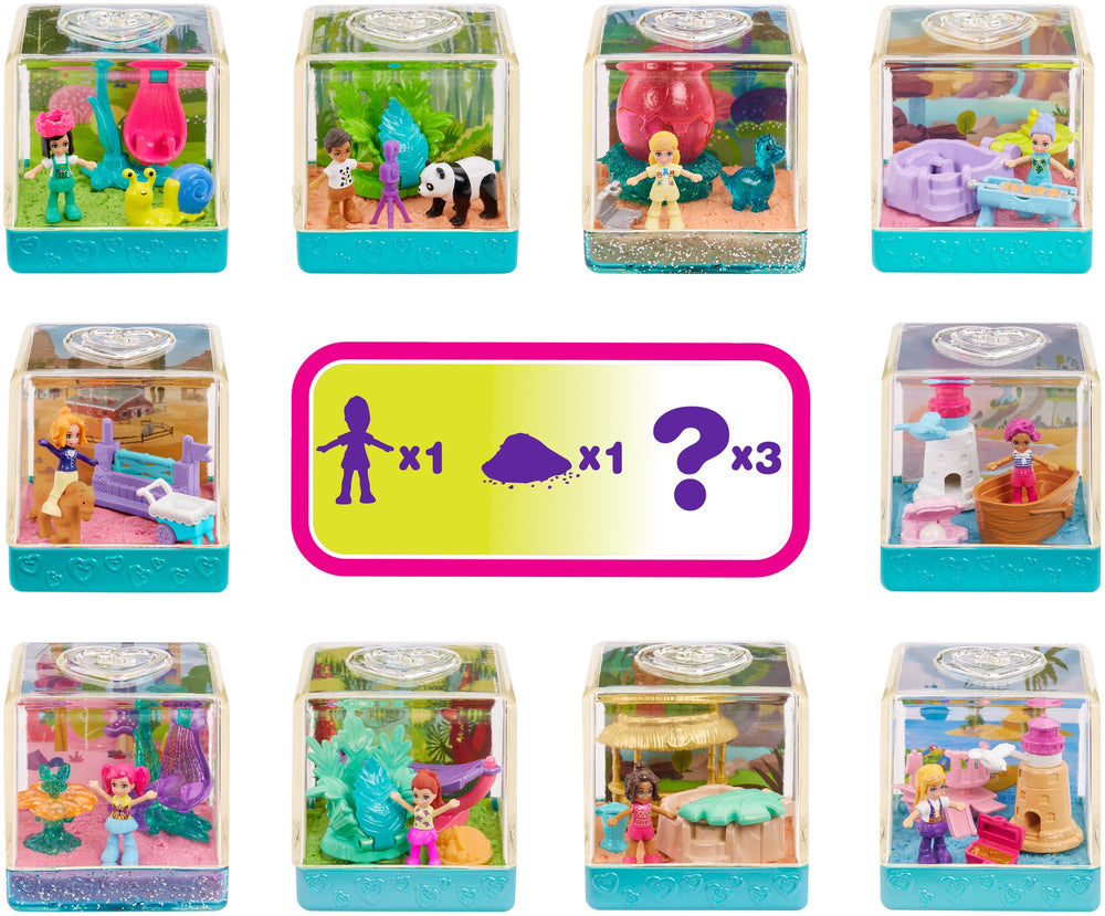 Polly Pocket™ Sand Secrets™ Diorama Play, Doll and Accessories