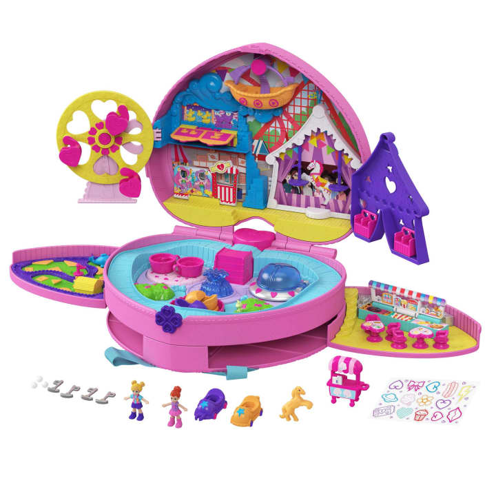 Polly Pocket Travel Toys Backpack Playset