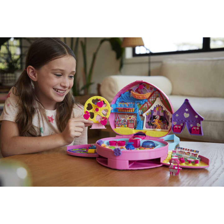 Polly Pocket Travel Toys Backpack Playset