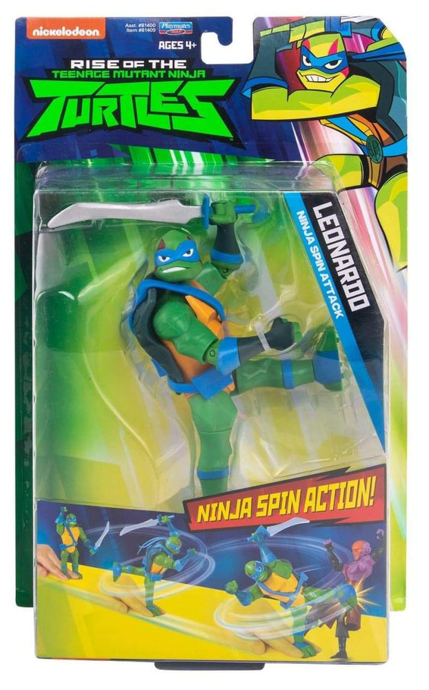 RISE OF TMNT DELUXE ATTACK FIGURES W SPIN ACTION ASST