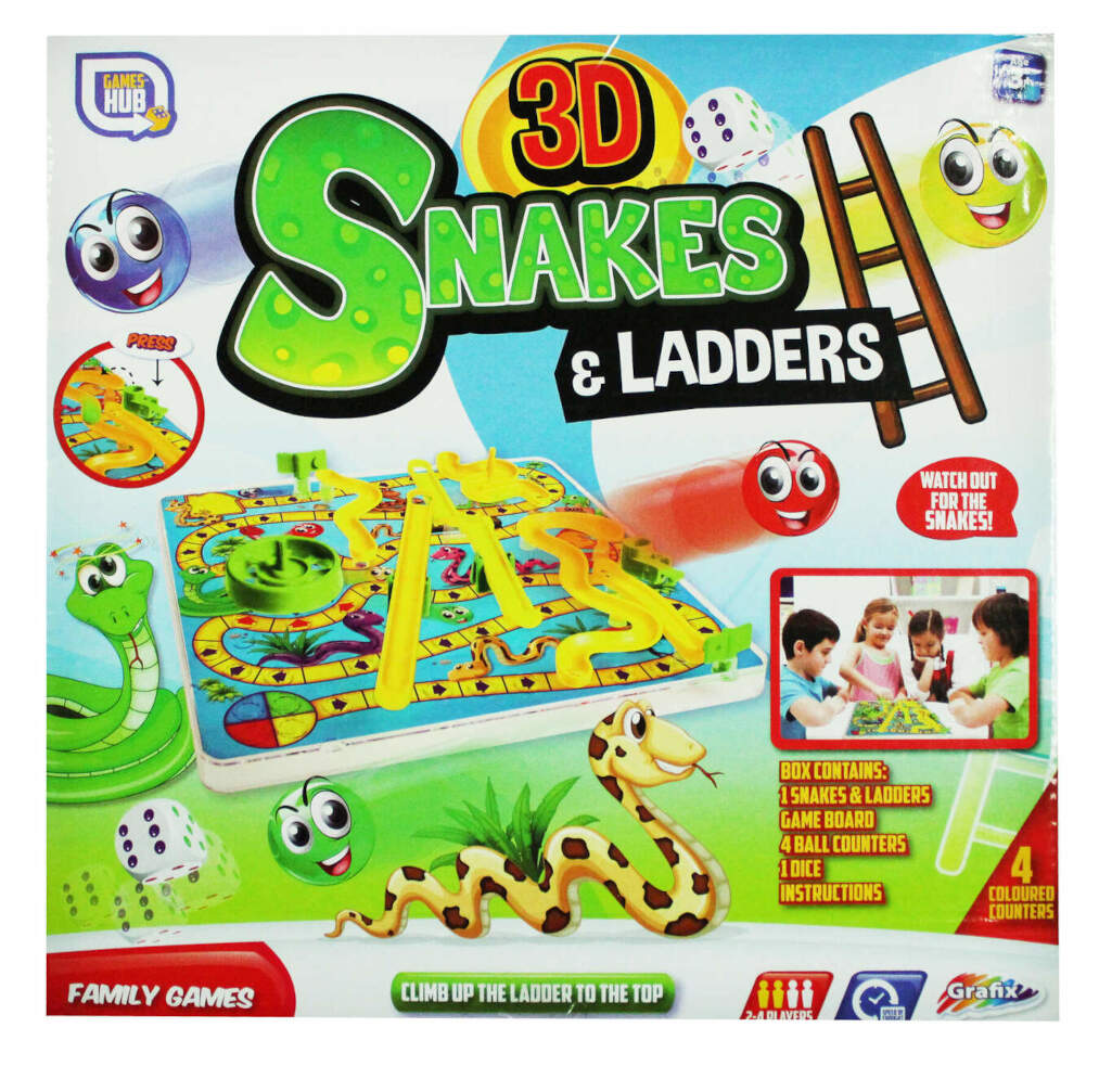 GAMES HUB-3D SNAKES AND LADDERS