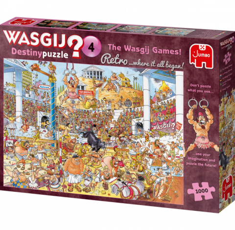 Retro Wasgij Destiny 4: THE WASGIJ GAMES! 1000PCS