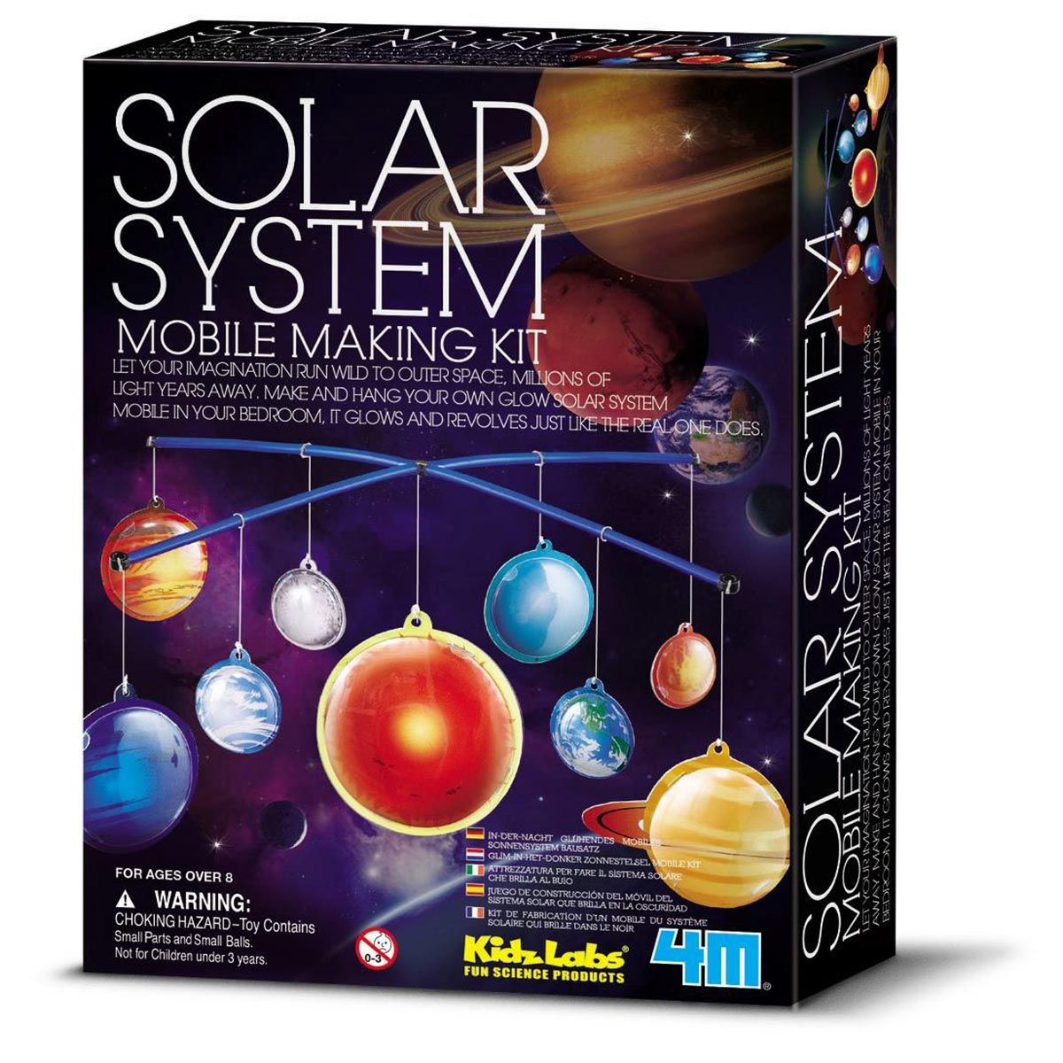 4M KidzLabs Solar System Mobile Making Kit