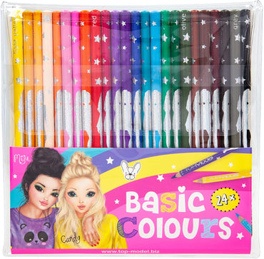 TOPModel Coloured Pencils Set of 24