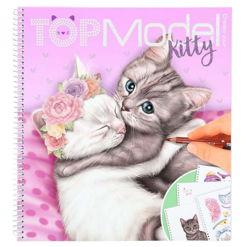 TOPModel Kitty Colouring Book