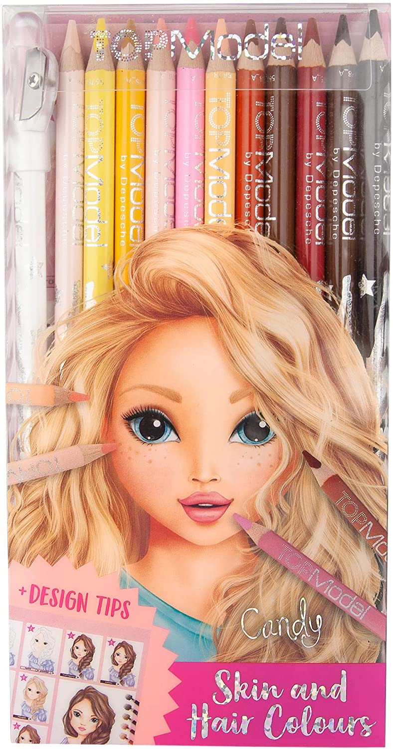 TOPModel Skin and Hair Colouring Pencils