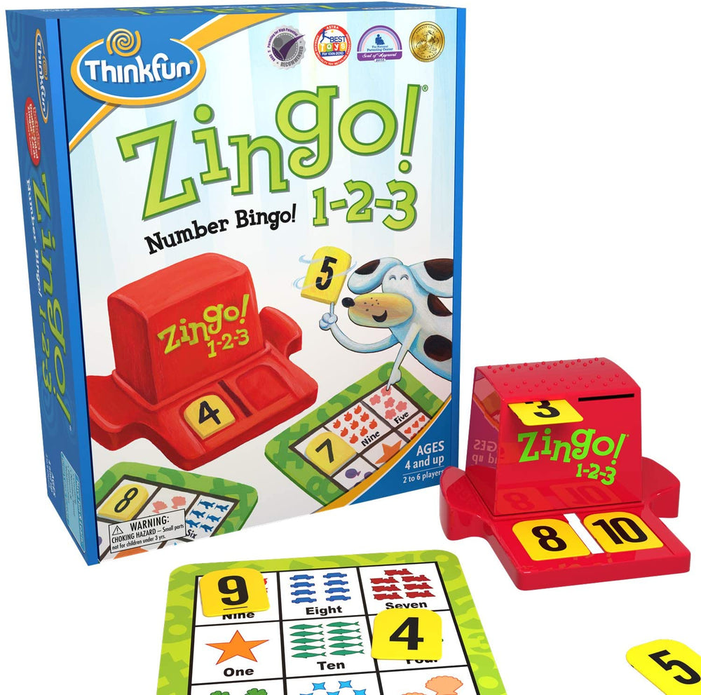 ThinkFun Zingo 1-2-3 Bingo