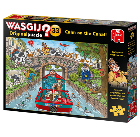 Wasgij Original 33: CALM ON THE CANAL! 1000PCS