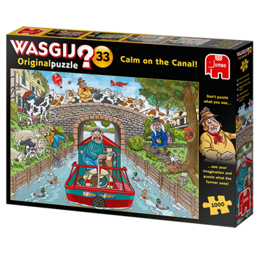 Wasgij Original 33: CALM ON THE CANAL! 1000PCS