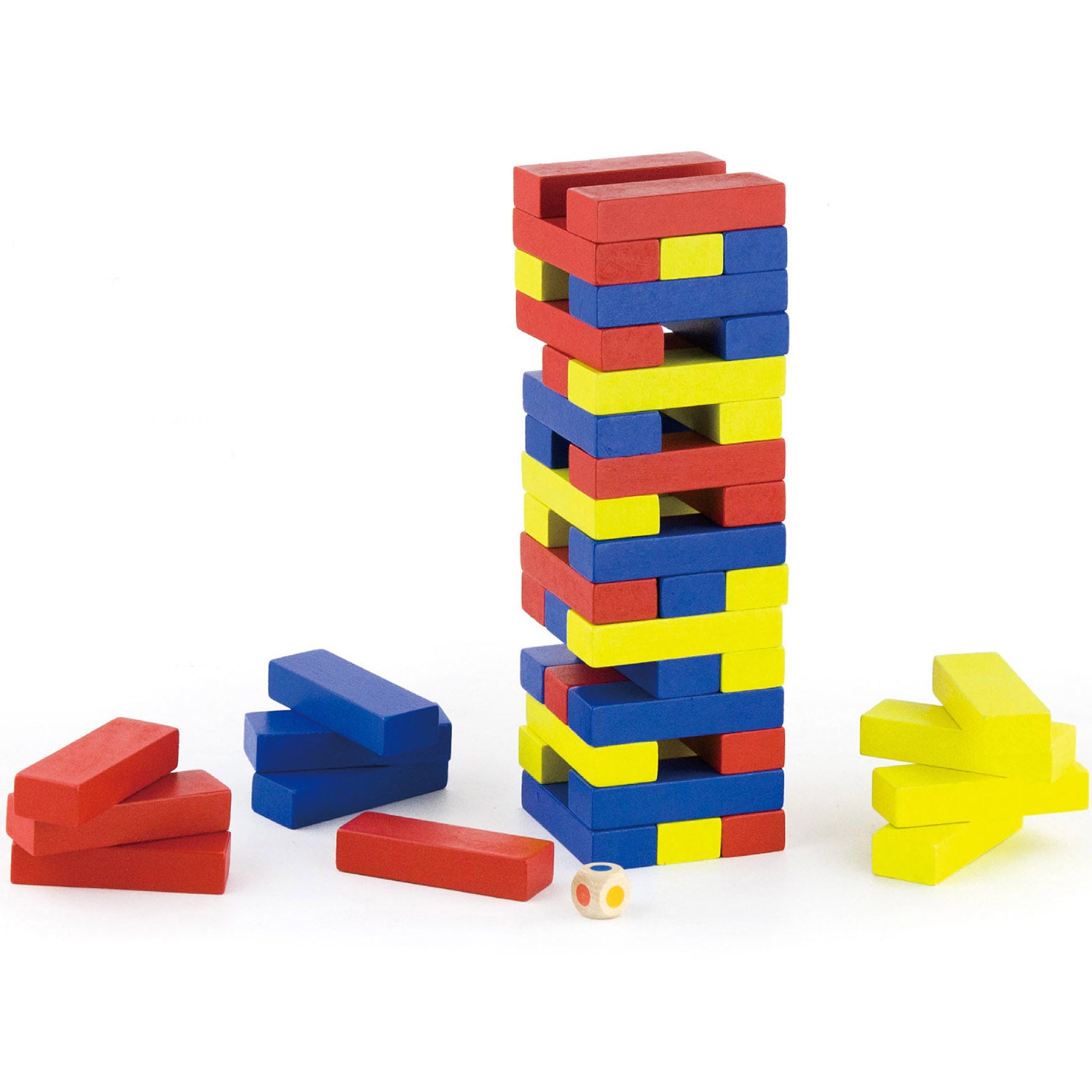 Wooden Block Tower Game