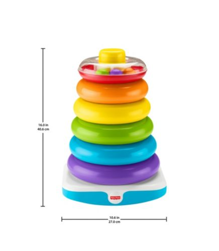 Fisher-Price® Giant Rock-a-Stack®, Infant & Toddler Stacking Ring Toy