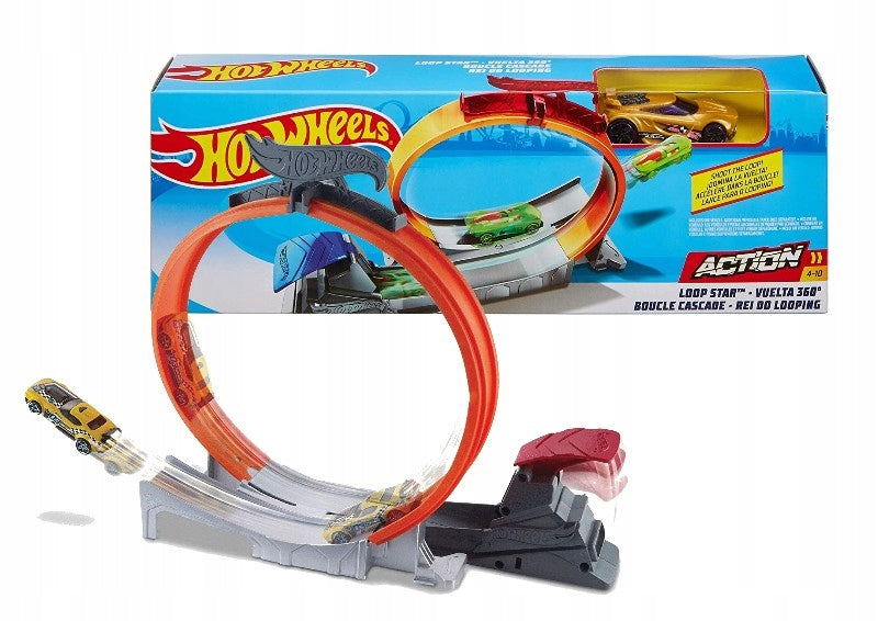 Pista Hot Wheels Rei do Looping Loop Star Mattel